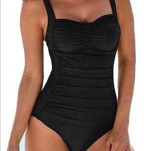 Tommy Bahama tummy control tie neck swimsuit